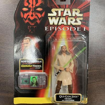 Star Wars unsigned Qui-Gon Jinn action figure