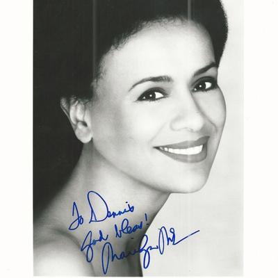 Marilyn McCoo signed photo