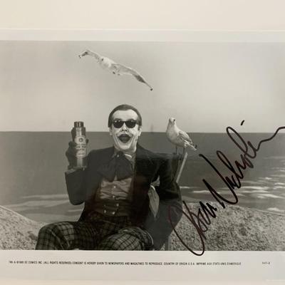 Batman Jack Nicholson signed movie photo