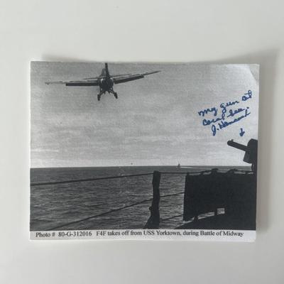 WWII Vintage signed photo