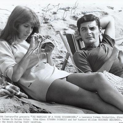 The Marriage of a Young Stockbroker Richard Benjamin signed movie photo