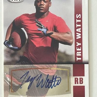 Trey Watts signed autograph card 