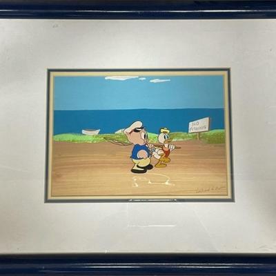 Porky Pig original animation sericel