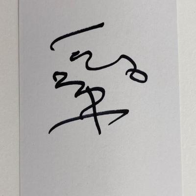 Pop artist Peter Max original signature