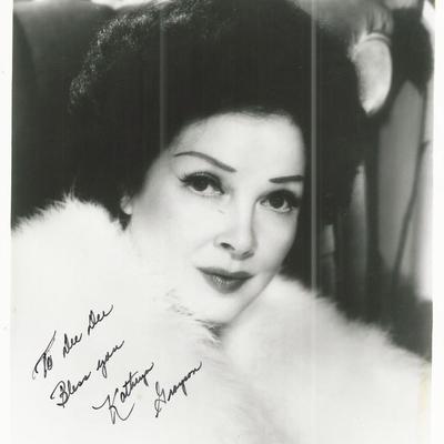 Kathryn Grayson signed photo