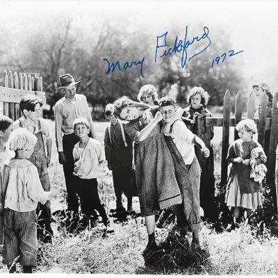 Mary Pickford signed photo