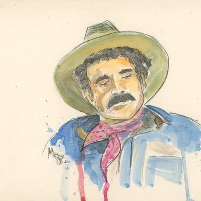 High Chaparral watercolor painting