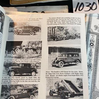 Vintage Auto Books