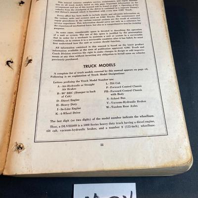 Vintage GMC Manual