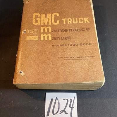 Vintage GMC Manual