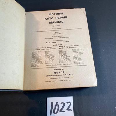 Vintage 1960 Manual