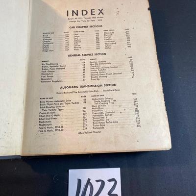 Vintage 1960 Manual