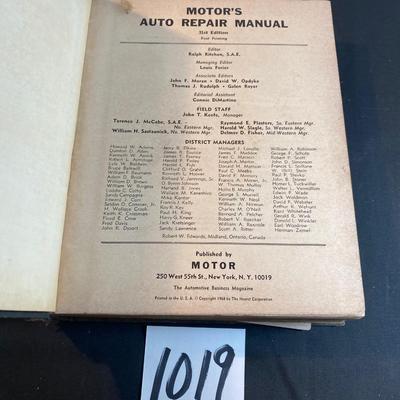 Motors 1968 Manual