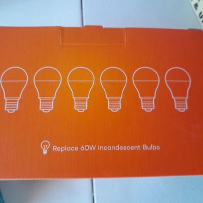 Packages of Lightbulbs - LED & Bug lights with new in package Quik-Bright 10 Pack LED lights