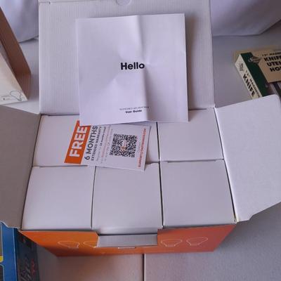 Packages of Lightbulbs - LED & Bug lights with new in package Quik-Bright 10 Pack LED lights