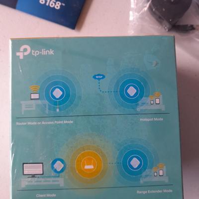School / Office supplies - NEW TP-link nano router - New white board - hold punch - tape - and more