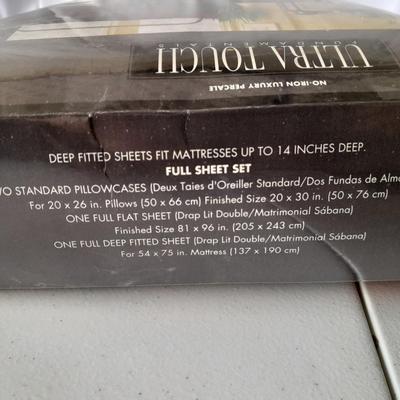 Ultra Touch Fundamentals Deep fitted sheets - FULL SIZE - BRAND NEW!