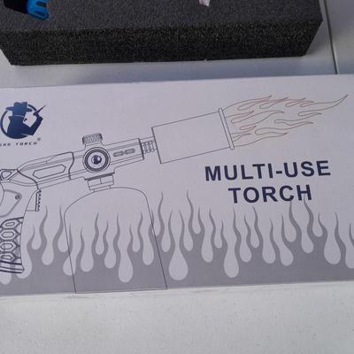 New Multi-Use gas torch shaped like a gun! So cool! - Great Prepping item!