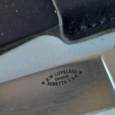 New in Box! Baretta Knife with sheath - Loveless Skinner Zytel Knife - Preppers delight!