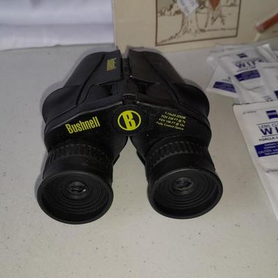 Bushnell binoculars 7-15x25 zoom with Brand new Magnum Big Game Lift System 4;1 Reduction