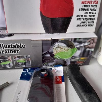Brand new Kitchen Necessities - thermometer - knives - baster - spatula - and more