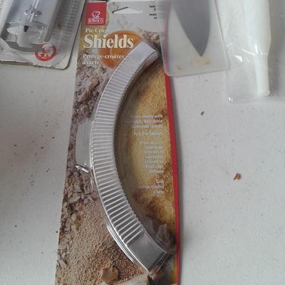 Brand new Kitchen Necessities - thermometer - knives - baster - spatula - and more