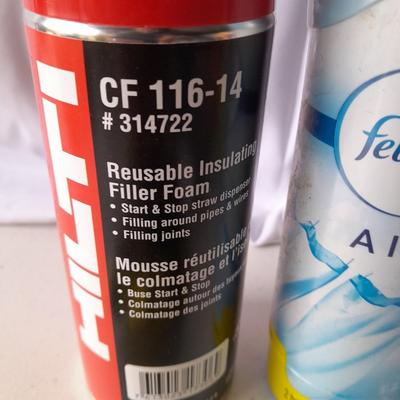 Brand new Household Cleaning - Febreze - canned duster - Filler foam - sponges and more