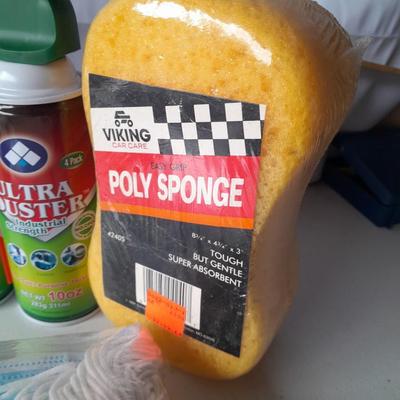 Brand new Household Cleaning - Febreze - canned duster - Filler foam - sponges and more