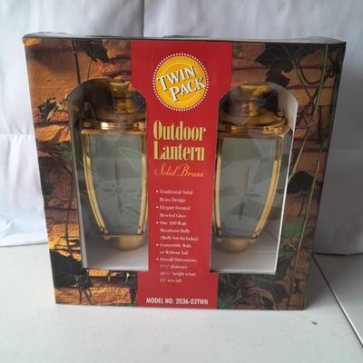 New in Box twin pack Outdoor lantern lights - Porch lights (1 of 2)