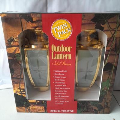 New in Box twin pack Outdoor lantern lights - Porch lights (2 of 2)