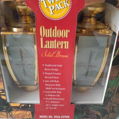 New in Box twin pack Outdoor lantern lights - Porch lights (2 of 2)