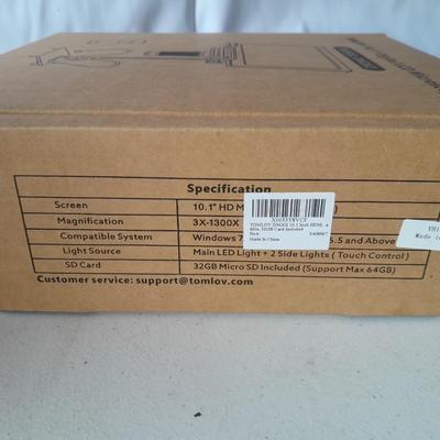 TomLov 10.1" Digital LCD Microscope BRAND NEW IN BOX!
