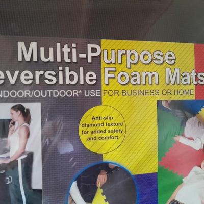 15 brand new multi-Purpose reversible Foam mats - Anti-fatigue mats - Colorful fun!