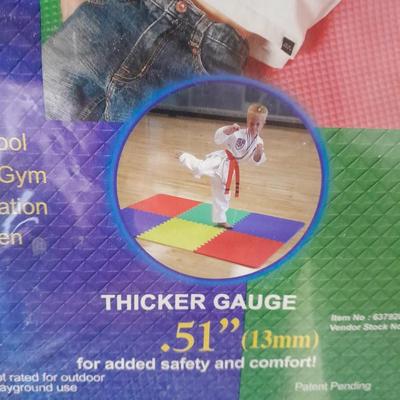 15 brand new multi-Purpose reversible Foam mats - Anti-fatigue mats - Colorful fun!