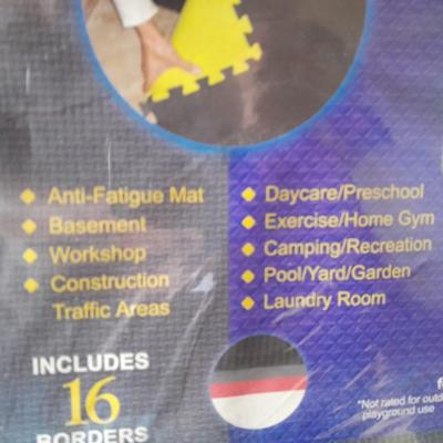 15 brand new multi-Purpose reversible Foam mats - Anti-fatigue mats - Colorful fun!