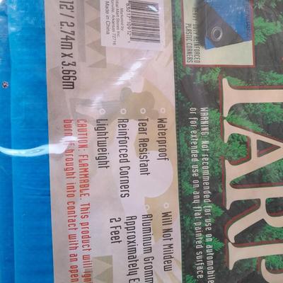 New moving blanket and new tarp
