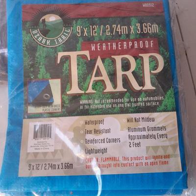 New moving blanket and new tarp