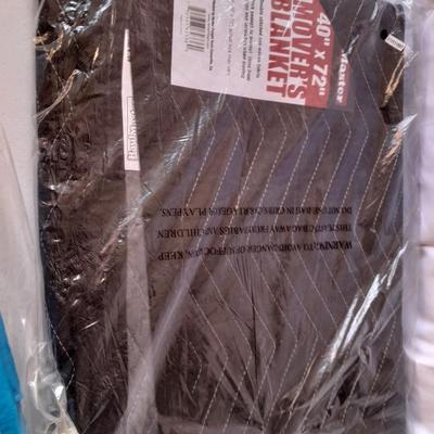 New moving blanket and new tarp