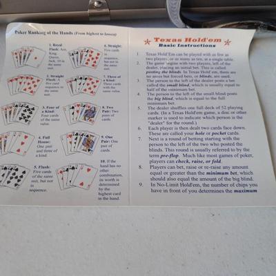 Awesome Locking case World Poker Tour Poker set