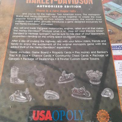 New sealed - Harley Monopoly game - GREAT GIFT IDEA!