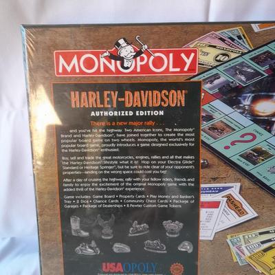 New sealed - Harley Monopoly game - GREAT GIFT IDEA!
