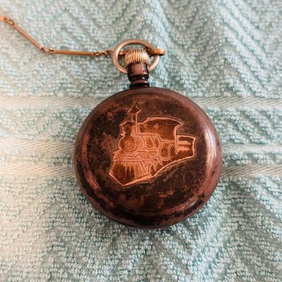 Antique Hampden Railroad Pocket Watch
