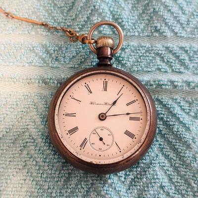Antique Hampden Railroad Pocket Watch