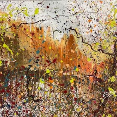 Signed Jenny Berry Abstract