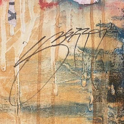 Signed Jenny Berry Acrylic on Canas