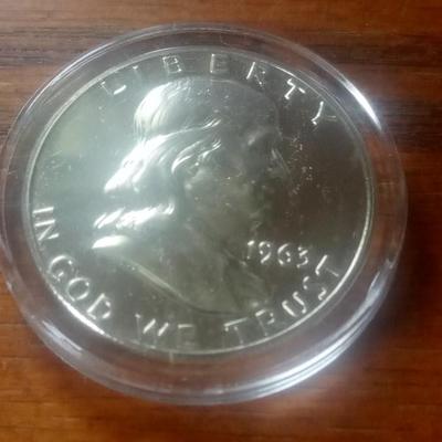 LOT 20 1963 PROOF HALF DOLLAR