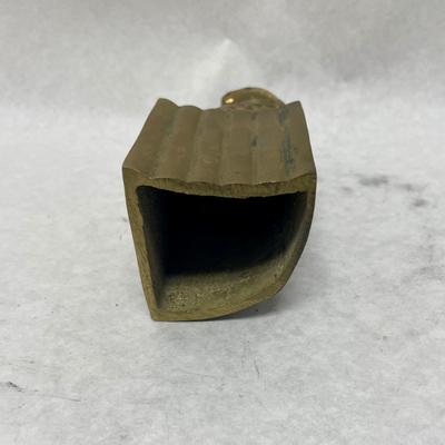 Cast Brass Perched Owl Figurine