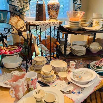 Lot 9: Dining Table & More