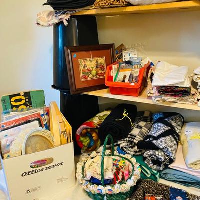 Lot 20: Linens & More (Right Side)