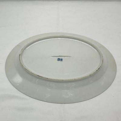 Large Chine Blue And White Plate-local pickup and shipping available